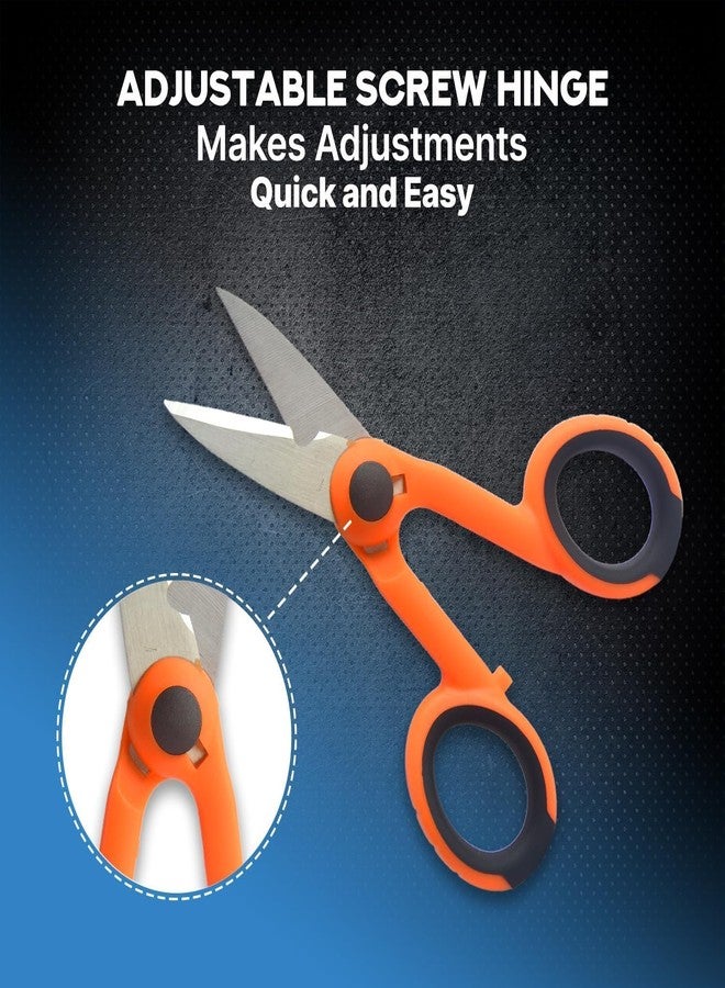 Corslet مقص كورسليت لقطع كابلات الألياف الضوئية | مقص كيفلر شديد التحمل لقطع كابلات الألياف الضوئية | أداة قطع أسلاك دقيقة للاتصالات والشبكات وتقنية FTTH ومقص قطع أسلاك احترافي - Image 5